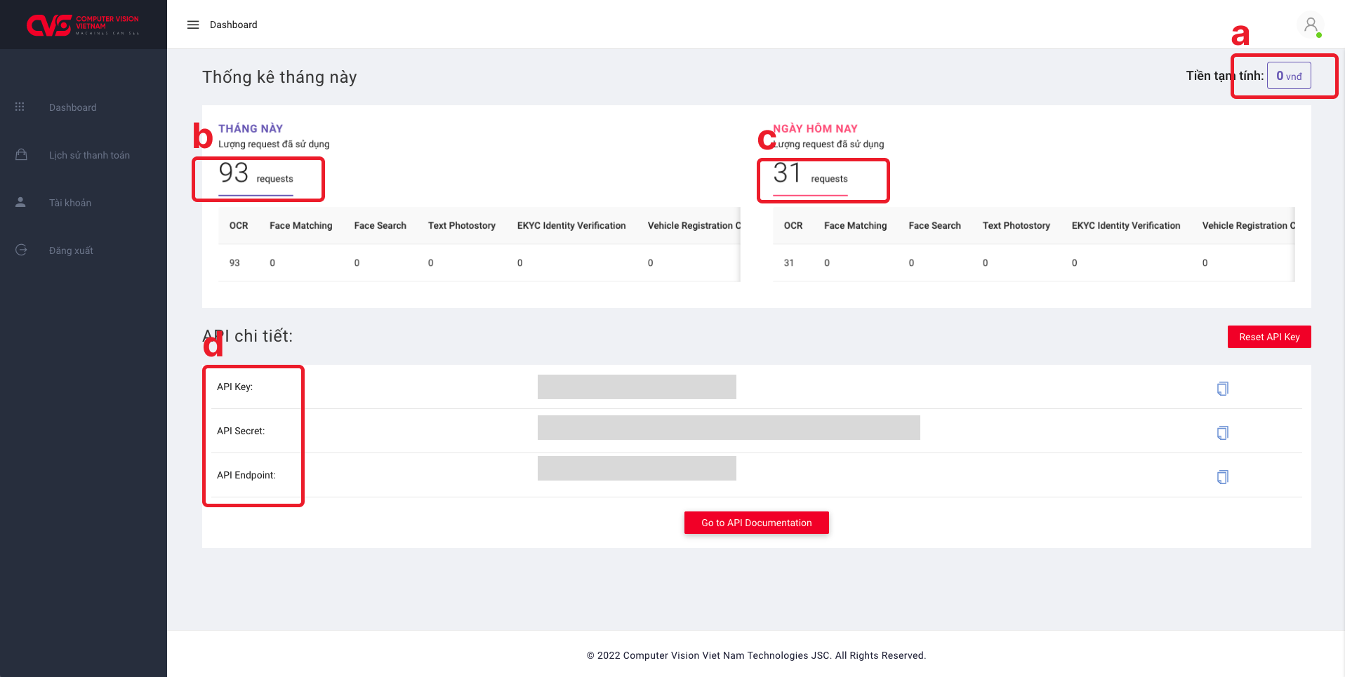 hướng dẫn sử dụng dashboard